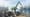 Umschlagbagger im Metallrecycling