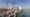 Vier Krane beim Umschlag-Terminal in Basel