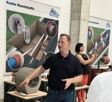 Wachwechsel bei Funke Kunststoffe Funke Kunststoffe GmbH Kanalisation Familienunternehmen