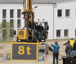 Zweimal am Tag gibt es eine Kraft-Demo-Show auf dem Freigelände Nord