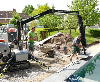 Optimas Pflasterverlegemaschinen GaLaBau Nürnberg