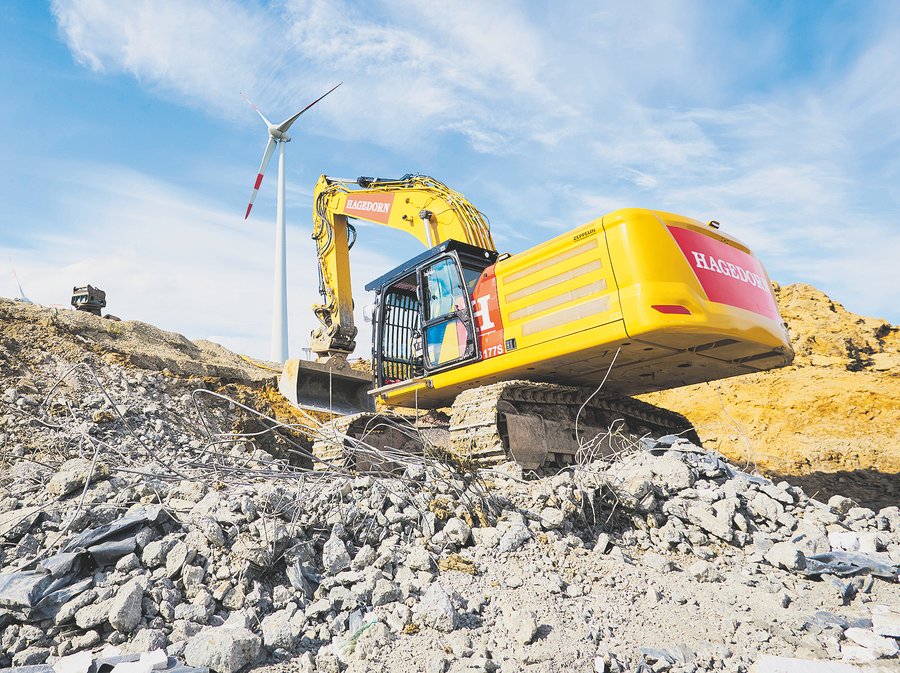 Hagedorn Windkraftanlagenbau Abbruch