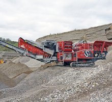 Steinbrüche, Recycling- und Deponie-Standorte SBM Mineral Processing Steinbruch Recyclingtechnik