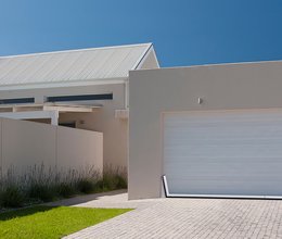 Garage vor Hochwasser geschützt