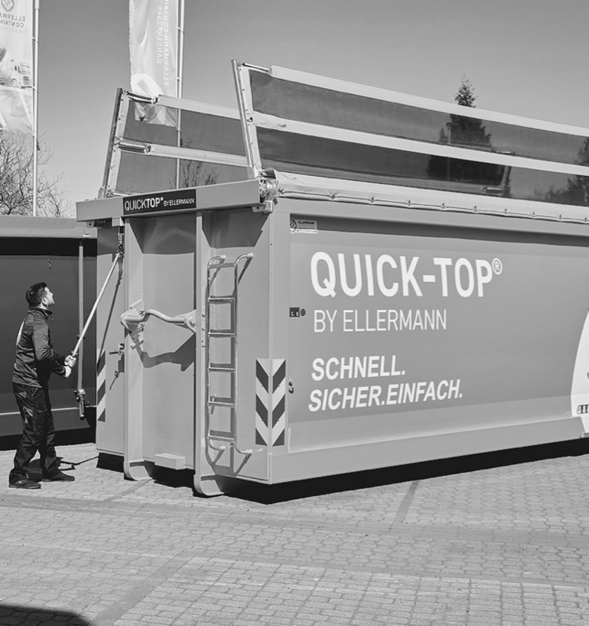 Quick Top: Sichere Containerabdeckung entwickelt