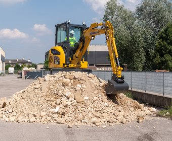 Komatsu Minibagger Alternative Antriebe