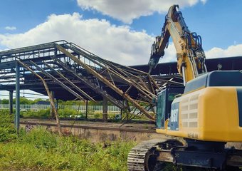 Güterbahnhof Duisburg rückgebaut