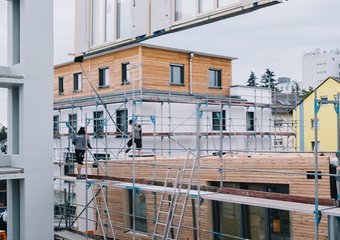 Modernes Wohnquartier entsteht in nachhaltiger Holzbauweise