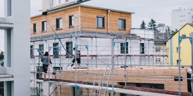 Modernes Wohnquartier entsteht in nachhaltiger Holzbauweise