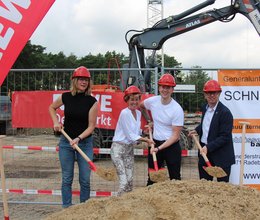 Der schwebende Supermarkt entsteht