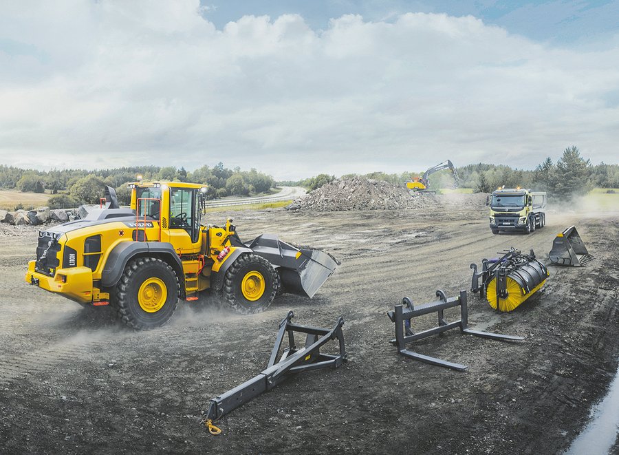 Volvo CE Radlader Baumaschinen