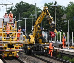 Bahn-Baustellen verhindern Kollaps