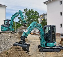 Kobelco auf der GaLaBau 2024 Fiat Kobelco Anbaugeräte