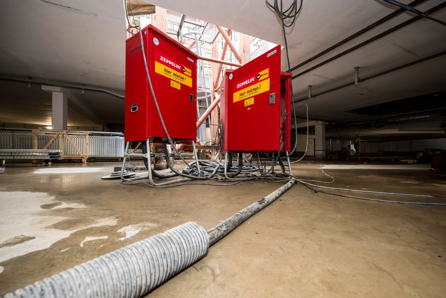 Zeppelin Rental Stromverteiler Baustelleneinrichtung