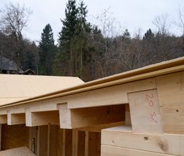 Klimafreundliche Holzfaserdämmung