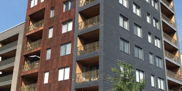 Spezielle Fassadensysteme sichern schwedisches Wohnhaus