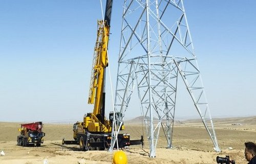 Infrastrukturprojekt in Wüste Gobi, Foto: Allison Transmission