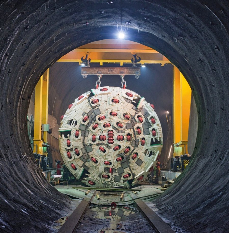 Herrenknecht Tunnelbohrmaschine Tunnelbau