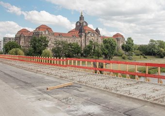 Carbonbeton für die Sanierung der Carolabrücke in Dresden eingesetzt