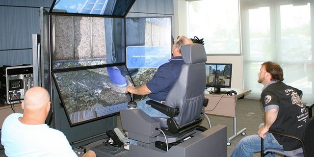 Liebherr Simulator Ausbildung und Beruf
