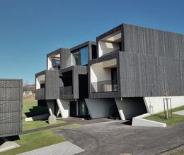 Thermische Trennung zwischen Stahlbeton und Holz ist gelungen