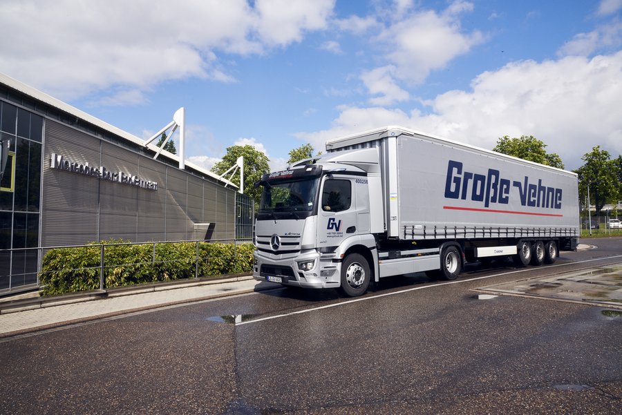 Mercedes-Benz Transportlogistik Alternative Antriebe