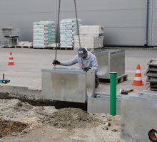 Turbo in der Filterrinne Hauraton Regenwasserbewirtschaftung Umweltschutz