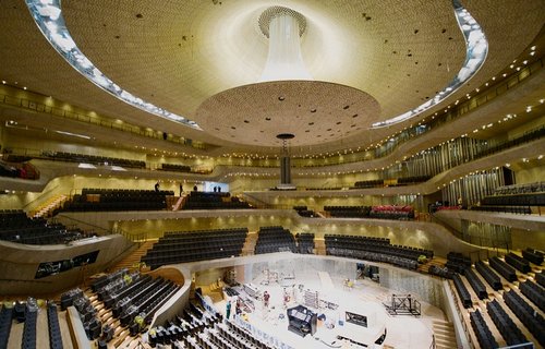 Endspurt beim Bau der Elbphilharmonie, Foto: dpa