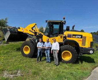 Komatsu Radlader Anbaugeräte