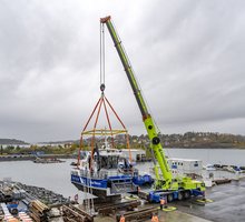 Einsatz im Hafen von Oslo Liebherr Mobilkrane Krane und Seilmaschinen